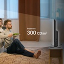 ARRQW 75 INCH QLED 4K GOOGLE TV Frameless Design RO-75LCQ