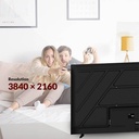 ARRQW 75 INCH QLED 4K GOOGLE TV Frameless Design RO-75LCQ