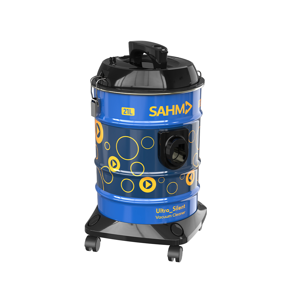 SHM-21VSY,SAHM BLUE DRUM VACUUM CLEANER 21L, 2000W, POWER CORD,:SHM-21VSY