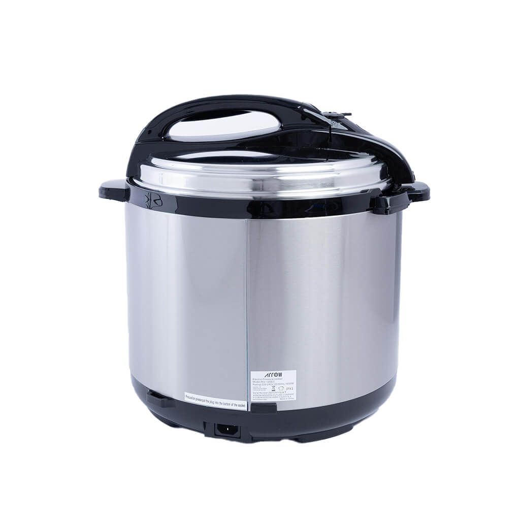 ARROW 12 Liter Electric Pressure Cooker Stainless Steel | RO-12SEC