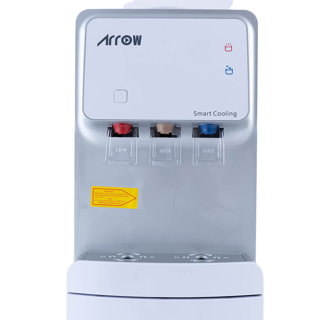 Hot & Cold Water Dispenser with 3 Faucets and Bottom Storage | RO-19WDP