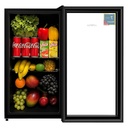AR-105SCK, AURORA 90L COOLING CABINET WITH LED LIGHT, BLACK 
