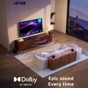 ARRQW 65 INCH QLED 4K GOOGLE TV 5.0, DOLBY VISION/ATMOS, DLG 120HZ, TV RO-65LCQ120