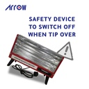 High-Efficiency Quartz Heater with Safety Tip-Over Switch | RO-CP2400H