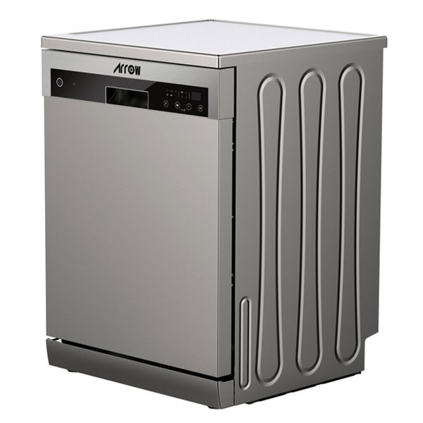 Arrow Dishwasher Silver Color 14Kg, RO-14GDWS​