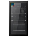 AURORA 90L COOLING CABINET WITH LED LIGHT, BLACK ,AR-105SCK
