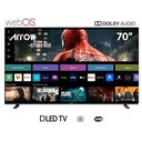 ARRQW 70" 4K UHD QLED TV , Webos TV with Magic Remote, RO-70LCTWQ 