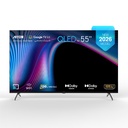 ARRQW 55 INCH QLED 4K GOOGLE TV 5.0, DOLBY VISION/ATMOS, DLG 120HZ, TV RO-55LCQ120