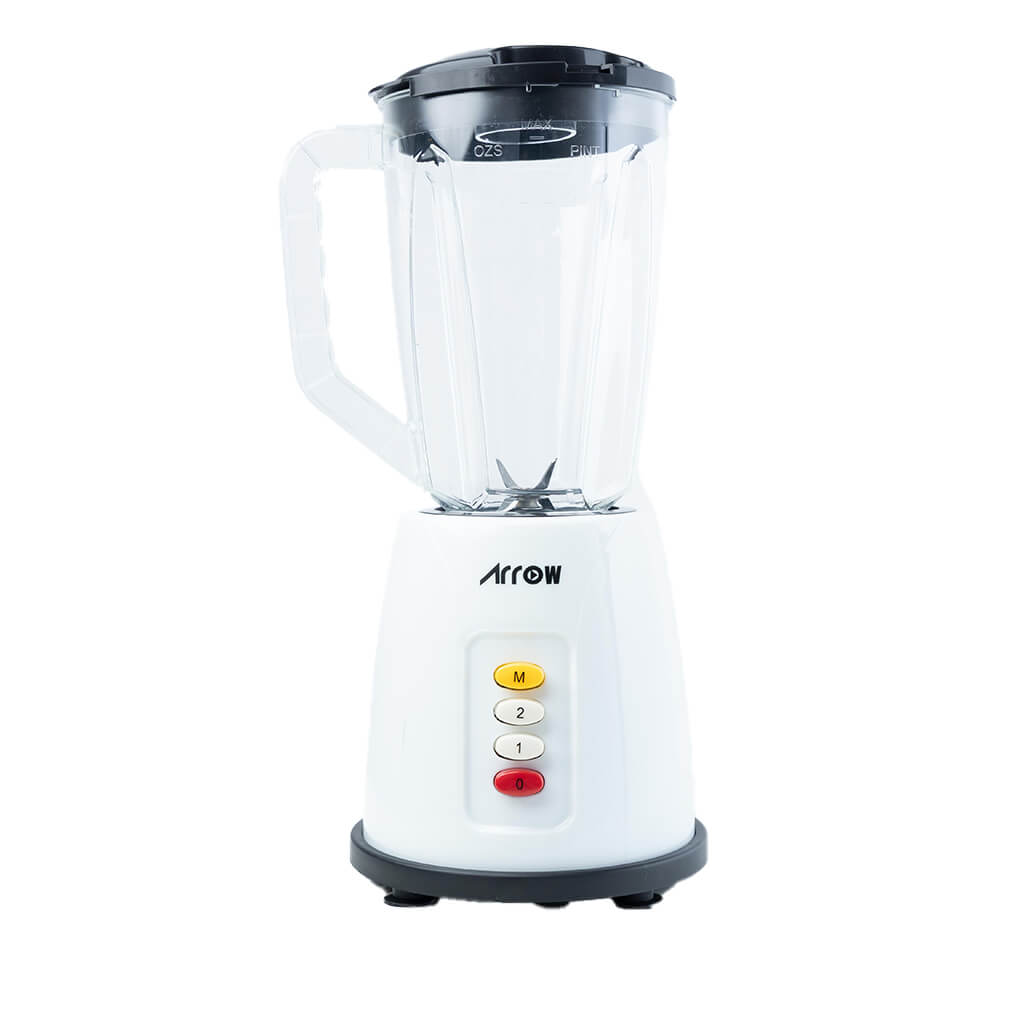 1.5L Plastic Blender with Grinder, 400W Power, Full Copper Motor, Safety Lock | RO-15PBSY
