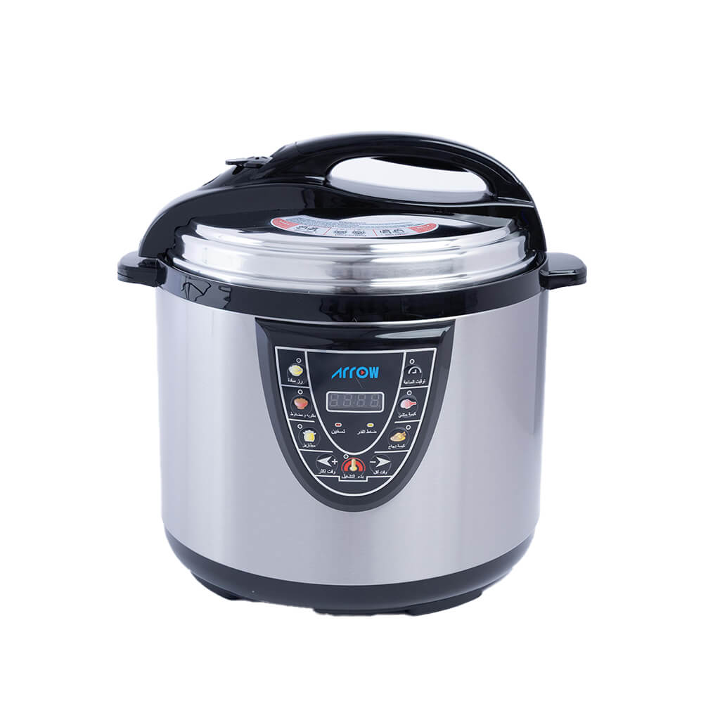 ARROW 12 Liter Electric Pressure Cooker Stainless Steel | RO-12SEC
