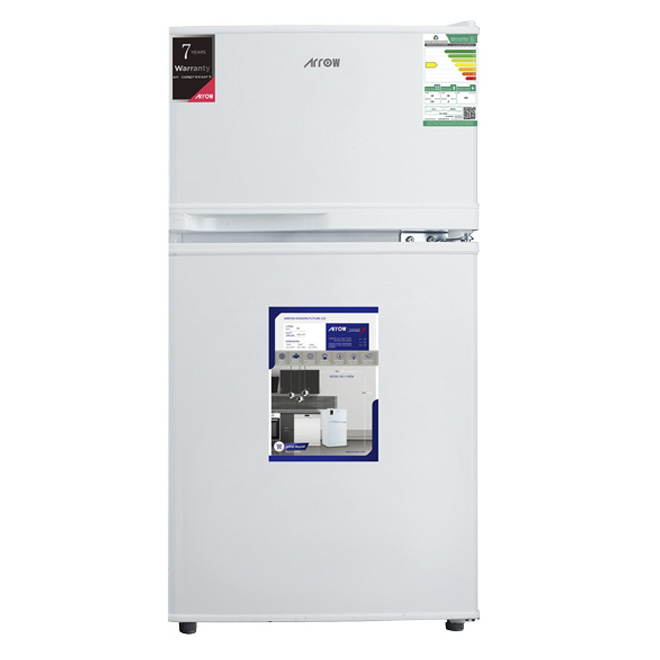 ARROW DOUBLE DOOR REFRIGERATOR,80 LTR,DEFROST, RO-119RDK , WHITE