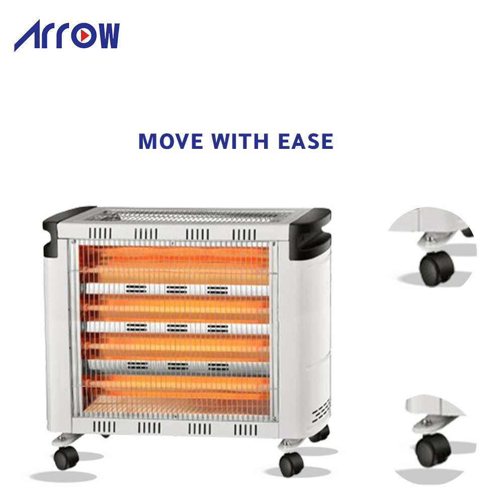 2400W Electric Heater with 6 Quartz Heating|RO-CP2600H