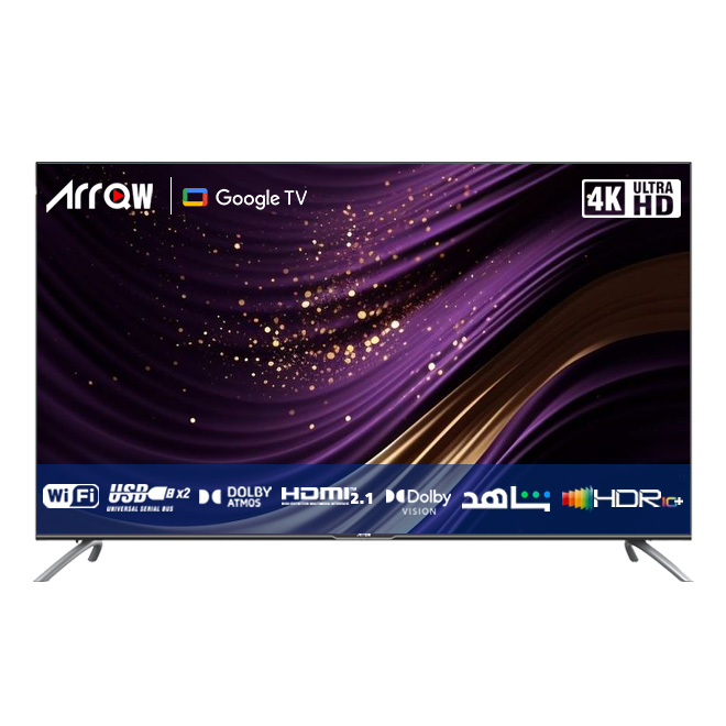 ARRQW 50 INCH LED 4K UHD HDR Smart TV Frameless Design Android11 , RO-50LCS -11