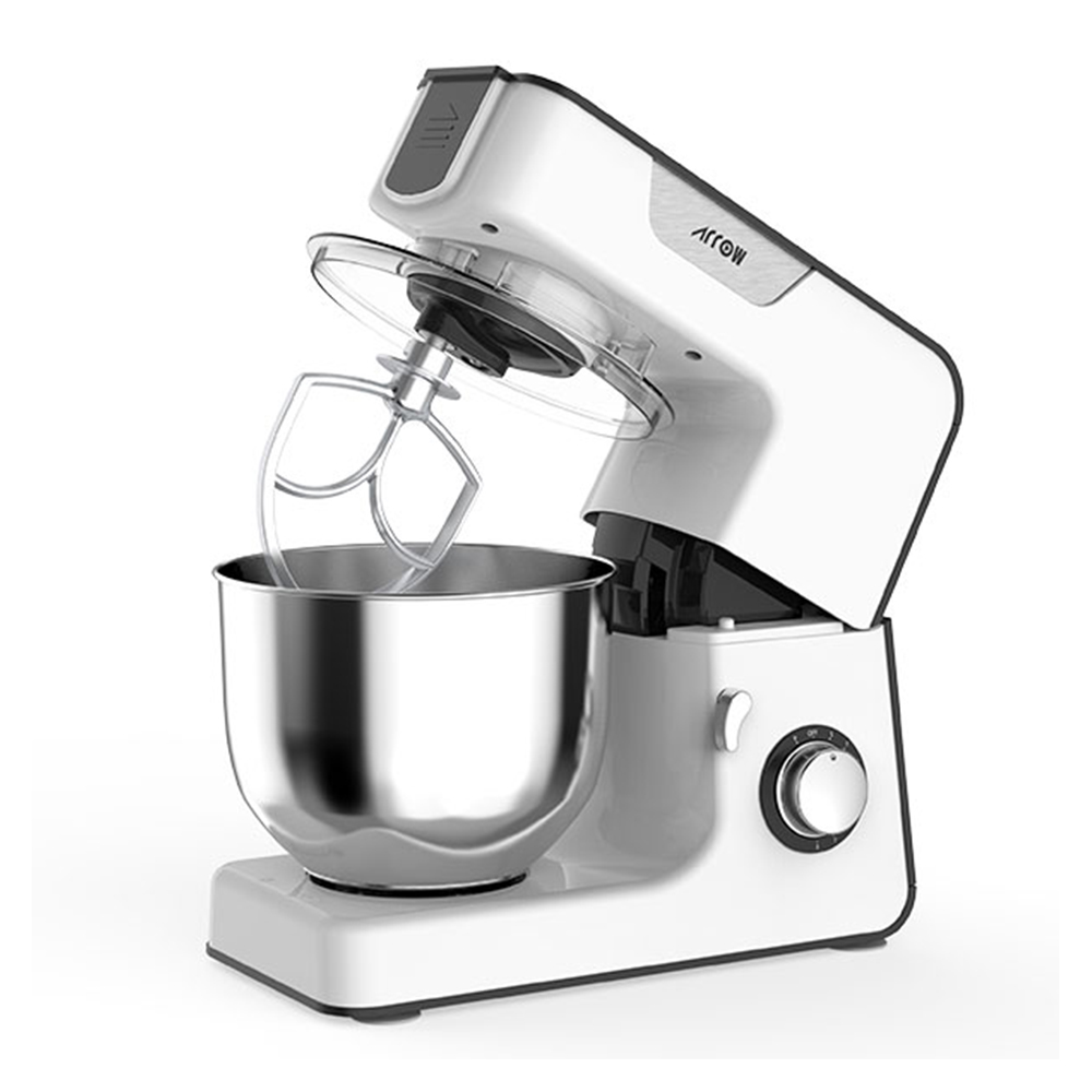 3-in-1 Stand Mixer with Meat Grinder & Blender | 1000W Power & 8 Speeds | RO-06SMB