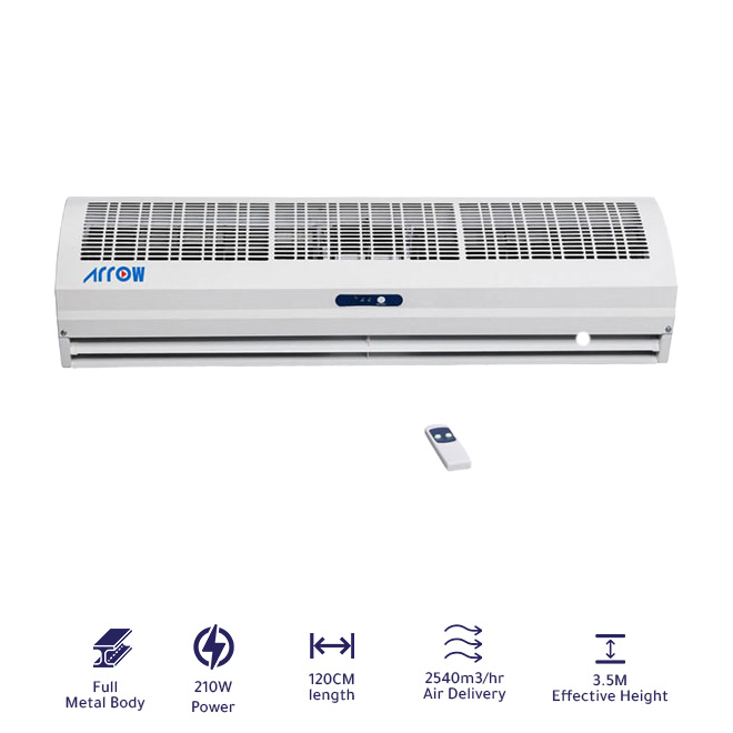 Arrow Air Curtain 120 cm White, RO-120CARC