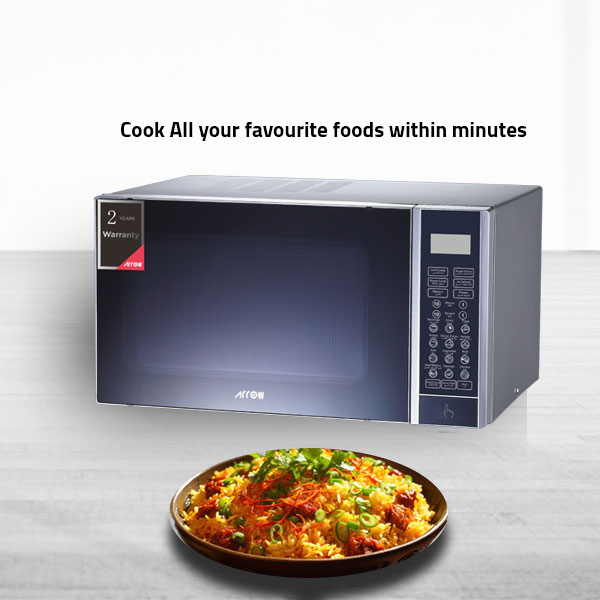 Arrow Microwave Oven Digital Silver 30L, RO-30MGS 
