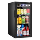  ARROW 90L (3.17 CU FT) COOLING CABINET WITH LED LIGHT, BLACK,RO-110SCK