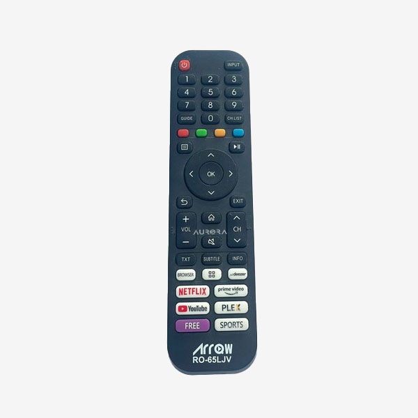 Remote control for Arrow TVs compatible with RO-65LJV