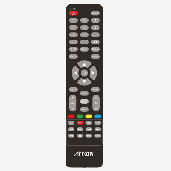Remote control for arrqw TV, compatible with LPS  models only - RO-Remote-LPS