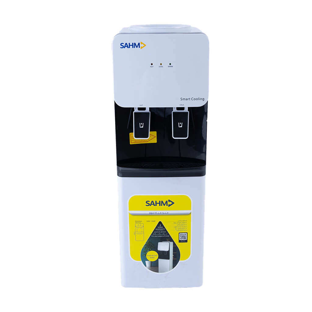 Water Dispenser with Hot & Cold Faucets and Bottom Storage | SHM-17WDP