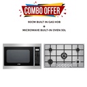 Combo Offer 90CM BUILT IN GAS HOB + Microwave Built-in Oven 30L