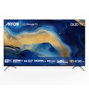 ARRQW 75 INCH QLED 4K GOOGLE TV Frameless Design RO-75LCQ