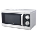 20L Microwave Oven Mechanical, 700W |6 Micro Levels white Defrost Setting Manual Panel Cooking & Signal RO-20MG