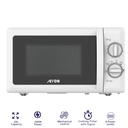 20L Microwave Oven Mechanical, 700W |6 Micro Levels white Defrost Setting Manual Panel Cooking & Signal RO-20MG