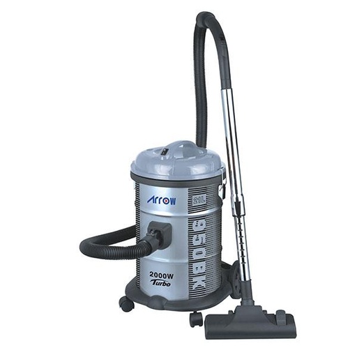 Arrow Vacuum Cleaner 21Liter, 2000W with Multi Filtration System Grey, RO-21VA
